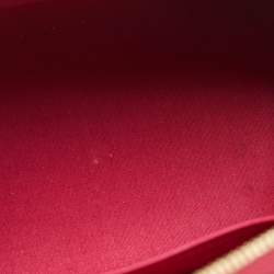 Pre Owned Louis Vuitton Rose Pop Monogram Vernis Montana Bag