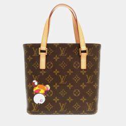 Louis Vuitton x Takashi Murakami Brown Canvas PM Vavin Tote Bag