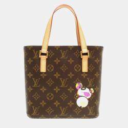Louis Vuitton x Takashi Murakami Brown Canvas PM Vavin Tote Bag