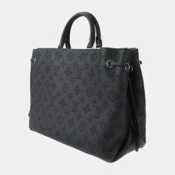 Louis Vuitton Black Calf leather Monogram Mahina Bella Tote Bag