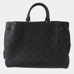 Louis Vuitton Black Calf leather Monogram Mahina Bella Tote Bag