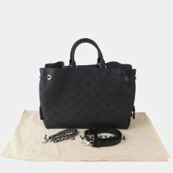 Louis Vuitton Black Calf leather Monogram Mahina Bella Tote Bag