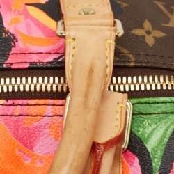 Louis Vuitton Monogram Roses Canvas Keepall 50 Bag