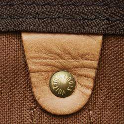 Louis Vuitton Brown Canvas Keepall 55 Bag
