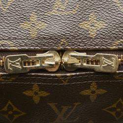 Louis Vuitton Brown Canvas Keepall 55 Bag