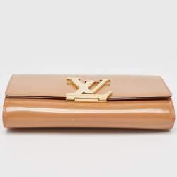 Louis Vuitton Rose Velours Patent Leather Louise Clutch