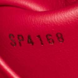 Pre Owned Louis Vuitton Red Leather Milla MM Bag