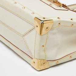 Louis Vuitton White Suhali Leather Le Fabuleux Bag