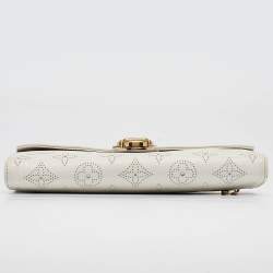 Louis Vuitton White Monogram Mahina Leather Amelia Wallet