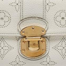 Louis Vuitton White Monogram Mahina Leather Amelia Wallet