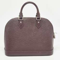 Pre Owned Louis Vuitton Quetsche Epi Leather Alma PM Bag