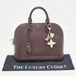 Pre Owned Louis Vuitton Quetsche Epi Leather Alma PM Bag