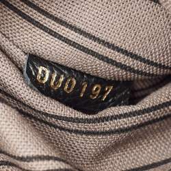 Pre Owned Louis Vuitton Black Monogram Empreinte Leather Pochette Metis Bag