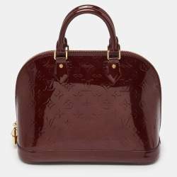 Louis Vuitton Rouge Fauviste Monogram Vernis Alma PM Bag