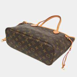 Louis Vuitton Brown Canvas PM Neverfull Tote Bag