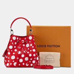 Louis Vuitton x Yayoi Kusama Red/White Leather BB NeoNoe Hobos