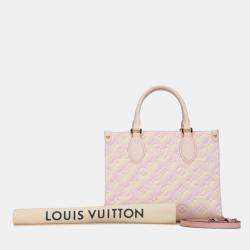 Louis Vuitton Pink Monogram Empreinte Summer Stardust OnTheGo PM Tote Bag
