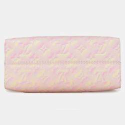 Louis Vuitton Pink Monogram Empreinte Summer Stardust OnTheGo PM Tote Bag