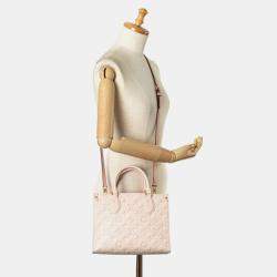 Louis Vuitton Pink Monogram Empreinte Summer Stardust OnTheGo PM Tote Bag