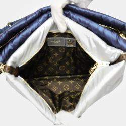 Louis Vuitton Navy/Silver Monogram Quilted Econyl Nylon Maxi Multi Pochette Accessoires