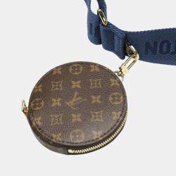Louis Vuitton Navy/Silver Monogram Quilted Econyl Nylon Maxi Multi Pochette Accessoires