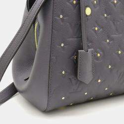 Louis Vuitton Purple Studded Monogram Empreinte Leather BB Montaigne Satchel Bag