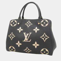 Louis Vuitton Bicolor Leather MM Montaigne Satchel Bag