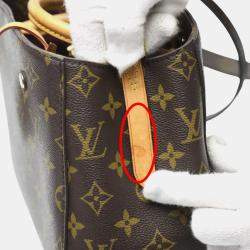 Louis Vuitton Brown Monogram Canvas BB Montaigne Satchel Bag