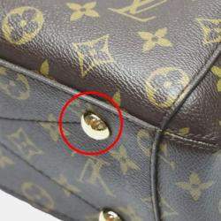 Louis Vuitton Brown Monogram Canvas BB Montaigne Satchel Bag