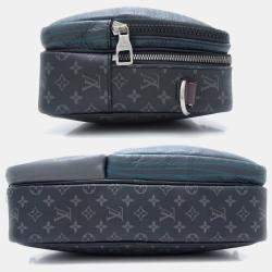 Louis Vuitton Black Canvas and Leather Monogram Eclipse Patchwork Messenger Bag