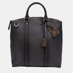 Louis Vuitton Black Leather Ombre Lockit Tote Bag