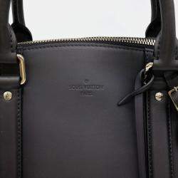 Louis Vuitton Black Leather Ombre Lockit Tote Bag