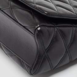 Louis Vuitton Black Leather Malletage GO-14 MM Bag