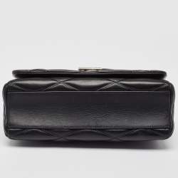 Louis Vuitton Black Leather Malletage GO-14 MM Bag