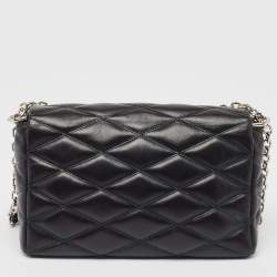 Louis Vuitton Black Leather Malletage GO-14 MM Bag