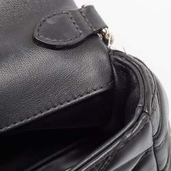 Louis Vuitton Black Leather Malletage GO-14 MM Bag