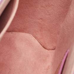 Pre Owned Louis Vuitton Orange/Purple Gradient Epi Leather Twist MM Bag