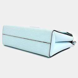 Louis Vuitton Blue Epi Leather Grenelle Pochette Top Handle Bag 