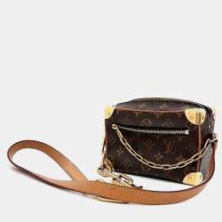 Louis Vuitton Brown Monogram Mini Soft Trunk Shoulder Bag