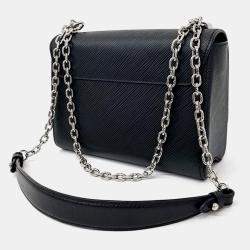 Louis Vuitton Black Epi Leather Twist MM Shoulder Bag