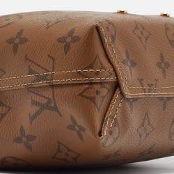 Pre Owned Louis Vuitton Black Monogram Reverse Canvas Atlantis BB Bag