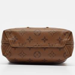 Pre Owned Louis Vuitton Black Monogram Reverse Canvas Atlantis BB Bag