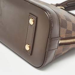 Pre Owned Louis Vuitton Damier Ebene Canvas Alma BB Bag