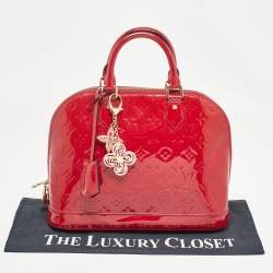 Louis Vuitton Indian Rose Monogram Vernis Alma PM Bag