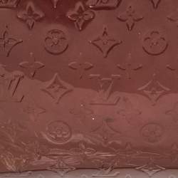 Pre Owned Louis Vuitton Rouge Fauviste Monogram Vernis Brea GM Bag