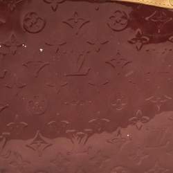 Pre Owned Louis Vuitton Rouge Fauviste Monogram Vernis Brea GM Bag