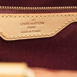 Pre Owned Louis Vuitton Rouge Fauviste Monogram Vernis Brea GM Bag