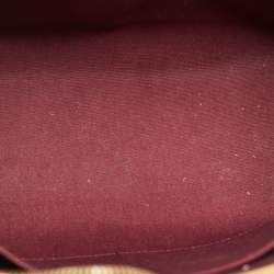 Pre Owned Louis Vuitton Rouge Fauviste Monogram Vernis Brea GM Bag