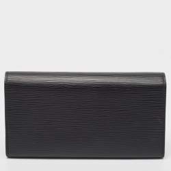 Louis Vuitton Black Epi Leather Louise Wallet