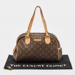 مملوكة مسبقًا حقيبة لوي فيتون مونتورغويل جلد وكانفاس مونوغرامي صغيرة 